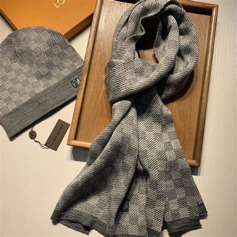 designer scarf men's louis vuitton|louis vuitton scarf and beanie.